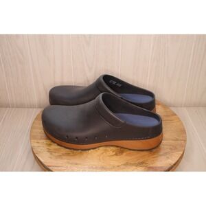 Dansko Kane Mens Black Clogs Size 43 EUC